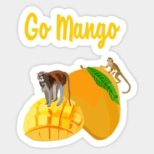 Mango Monky Sticker